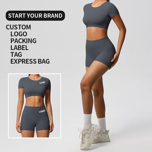 Ensemble de yoga et de fitness pour femmes, respirant et léger, de haute qualité, avec débardeur de sport et leggings très extensibles pour la salle de sport et le yoga au quotidien - Product Image 6