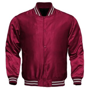 Men's High-Quality Embroidered Satin Jackets Oversize Winter Clothing with Light <b>Fabric</b> - Product Image 1
