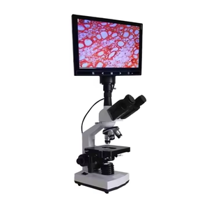 Compound LCD <b>Microscope</b> | 1920×1080 HD Display | Manual Focus Biological <b>Microscope</b> | Blood Cell Analysis | Laboratory Research - Product Image 2