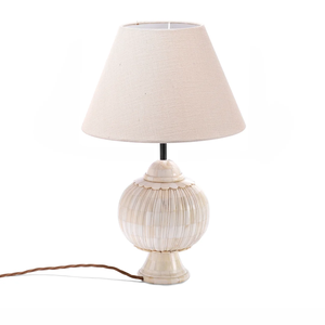 Bone Inlay Eco-Friendly Handmade Traditional Design <b>Table</b> <b>Lamp</b> Wooden Base FAIZA CRAFT FC-308 Model Living Window Decoration - Product Image 1