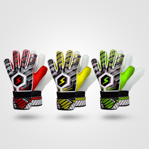 Football Goalkeeper <b>Gloves</b> Full Finger Non-Slip Breathable PU Material Finger & Thumb Protection Pull-On Closure Unisex Sports - Product Image 4