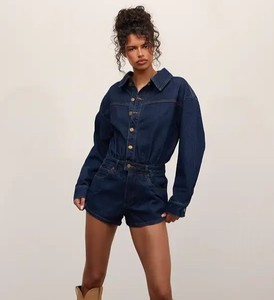 Salopette en jean pour femme, combinaison, pantalon, combishort, pantalon à bretelles, jean, tenue en jean, best-seller, combinaisons pour femme/fille 2026 - Product Image 2