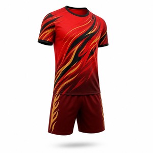 Uniforme de football respirant personnalisable pour l'été, idéal pour les équipes, avec fonction de séchage rapide - Product Image 2