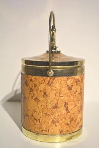 Luxury Metal and Ceramic Ice Chiller with Curved Handle And Designer <b>Lid</b> Ideal for Cocktail Parties Wedding Receptions and Bars - Product Image 4