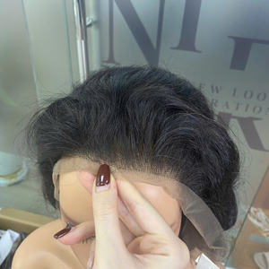 Perruque en cheveux humains vierges vietnamiens de haute qualité, bouclés et rebondissants, super double trame, dentelle transparente - Product Image 6