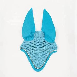 Vente en gros de couvre-mouches pour chevaux d'équitation |   Couvre-oreilles en coton tissé à la main, protection contre les moustiques - Product Image 4