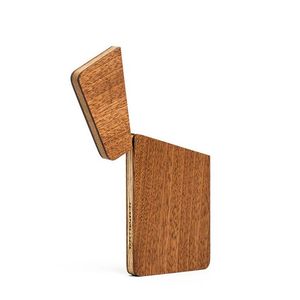 AZ ENTERPRISES Wooden Card Holder Slot Design Natural Wood Color Customized Business Card Case for Promotional Activities Back - Product Image 3