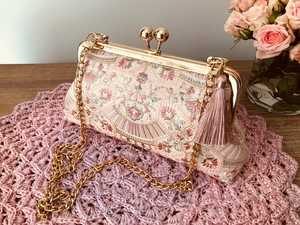 Sac à main artisanal en perles brodées dorées pour femme et fille, sac à bandoulière pour mariage et soirée, pochette de soirée, sac d'emballage - Product Image 3
