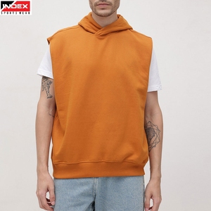 Hoodie sans manches personnalisé pour homme, vêtements de sport, hoodie d'entraînement, coupe athlétique, vêtements de sport légers - Product Image 1