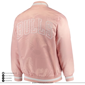 Premium Unisex Satin Bomber <b>Jacket</b> Custom Team <b>Jackets</b> Embroidered Patchwork <b>Camo</b> Embossed Loose Fit Winter Outerwear - Product Image 4