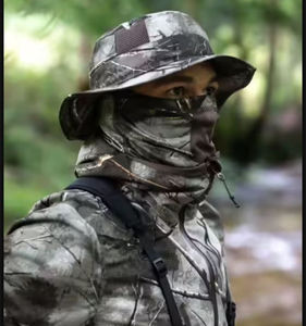 Sombrero de Pesca Personalizado con Camuflaje, Ala Ancha, Protección UV, Transpirable, para Caza, Senderismo, Pesca, Actividades al Aire Libre, Sombrero Táctico para el Sol - Product Image 6