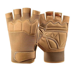 Guantes de Ciclismo Táctiles de Media Mano, de Microfibra Duradera de Alta Calidad, Transpirables, de Cuero, para Exteriores - Product Image 1
