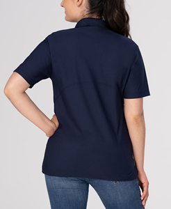 Camiseta de Mujer OEM 100% Algodón, 220 Gramos, Tejido de Punto, Casual, Cómoda, Corte Regular, Color Sólido, Transpirable, Estilo Polo - Product Image 4