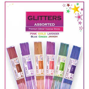 Bâtons d'encens parfumés en papier, paillettes de qualité supérieure, assortiment de paillettes, rose, or, lavande, pour une utilisation toute l'année - Product Image 5