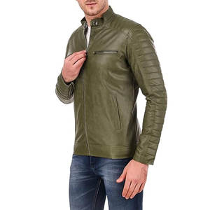 Nouvelle veste en cuir pour homme, cousue, avec logo/couleurs personnalisées, anti-rides, respirante, qualité supérieure, à prix avantageux - Product Image 3