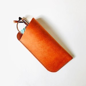 Genuine Leather Luxury Handmade Smell Proof Heavy Duty Glasses <b>Case</b> Soft Slim Travel <b>Sunglasses</b> Cover Multi-Function Portable - Product Image 1