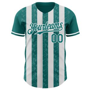 OEM Sublimation Baseball Jersey 100% Polyester Short Sleeve Breathable Full Button Custom <b>Name</b> Number Supplier - Product Image 2