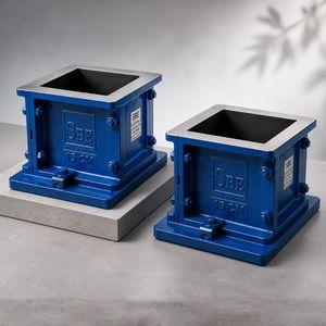 Moule en fonte pour cube de béton de 70,6 mm, moule d'essai carré pour échantillons de laboratoire de construction - Product Image 3