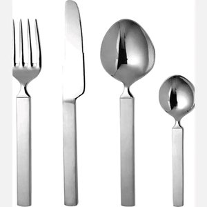 Modern Stainless Steel Flatware Set Mirror Polish Spoon Fork <b>Knife</b> Dishwasher <b>Safe</b> Wedding Dining Utensils - Product Image 6