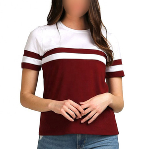T-shirt décontracté pour femme, coupe ample, col rond, écologique et durable, produit de qualité supérieure, vêtement extérieur pour femme - Product Image 1