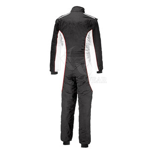 Traje de Carreras Automovilísticas Resistente y Transpirable, Resistente al Fuego, Ligero, de Poliéster/Nailon, para Pilotos de Motorsport, Karting y Conducción en Pista - Product Image 3