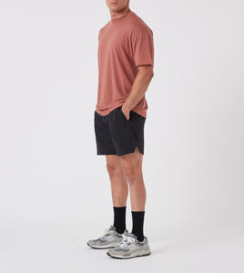 T-shirt d'été unisexe sur mesure à épaules tombantes, en coton et polyester épais, coupe ample, grande taille pour homme - Product Image 4