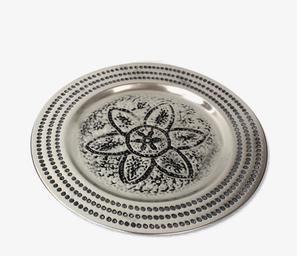 ผู้ผลิตและส่งออกของแผ่นชาร์จโลหะที่มีคุณภาพสูงตกแต่งภายใต้แผ่นคลาสสิกอินเดียสไตล์แฟนซีให้บริการแผ่นเสียง - Product Image 6