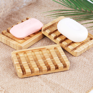 ที่วางสบู่ไม้ไผ่ทำมือ ย่อยสลายได้ตามธรรมชาติ สำหรับห้องน้ำ - Product Image 3