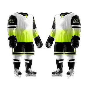 Maillots de hockey sur glace personnalisés en gros pour adultes, haute qualité, 100 % polyester, couleur personnalisée - Product Image 4