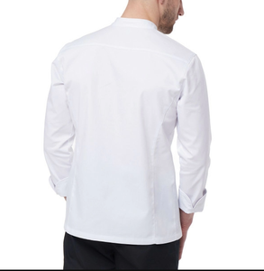 Uniformes de Chef Negros y Blancos, Chaquetas de Cocina Profesionales, Chaqueta de Chef para Hombre de Manga Larga con Doble Botonadura para Hotel, Bistro y Panadería - Product Image 1