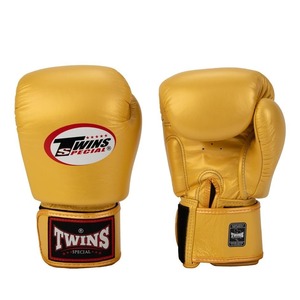Guantes de Boxeo Twins IP-300 para Kick Boxing y Muay Thai, Guantes de Entrenamiento Profesional con Cierre de Gancho y Bucle, 100% Cuero Genuino - Product Image 6