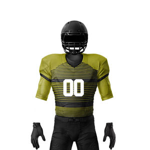 Maillot de football américain de haute qualité, logo personnalisé, nouveau style, meilleur matériau, prix avantageux, uniformes de football à manches courtes, vente en gros - Product Image 5