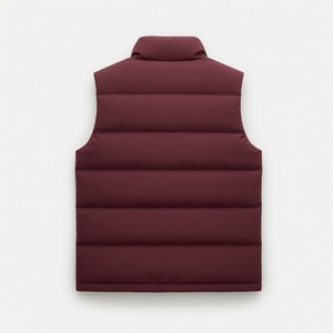 Thick Sleeveless <b>Jacket</b> Custom Logo <b>Men</b> Puffer Vest High Quality Wholesale 100% Polyester Plus Size Casual Woven Winter 1pcs - Product Image 2
