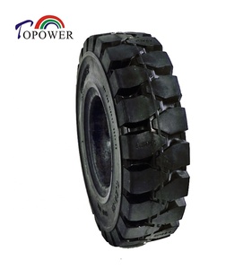 Topower Offre Spéciale pneus solides 15x5 650-10 10.00-20 <span class=keywords><strong>14</strong></span>.00-24 23.5-25 pour chariot élévateur, remorque, plate-forme aérienne, roue de direction antidérapante