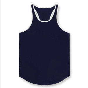 Débardeur de fitness personnalisé avec logo, 95% polyester, 5% élasthanne, extensible, lourd, pour la course à pied, l'entraînement et la musculation - Product Image 2