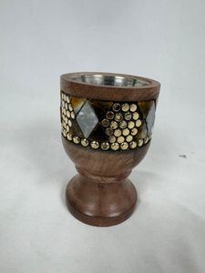 Brûleur d'encens hexagonal en marbre blanc avec insert en laiton, support d'aromathérapie, utilisation toute saison, prix avantageux, vente en gros - Product Image 3