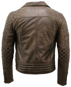 Blouson de motard en cuir de haute qualité pour homme, vêtement d'extérieur premium pour la moto, service d'échantillons OEM ODM disponible directement - Product Image 5