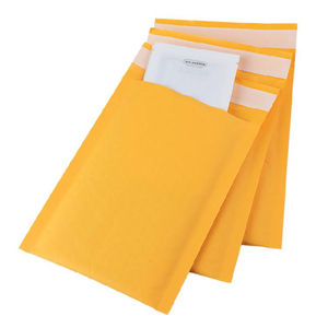 ถุงกระดาษคราฟท์สั่งทำขายส่ง สีเหลือง กันน้ำ บุฟองน้ำ สำหรับจัดส่งเทียน - Product Image 3