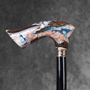 Bâton de marche en bois artisanal de luxe, fournisseur en gros de cannes de randonnée en bois par AYAANS CREATIONS - Product Image 3