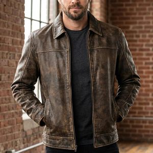 Custom SAMROZ SPORTS Unisex Leather Motorbike <b>Racing</b> Suit Full Sleeve <b>Vintage</b> Style Autumn Winter Wear Motor Protection Quick - Product Image 5