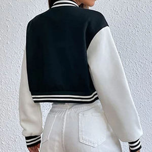 <b>Top</b> Selling Women Varsity Jacket <b>High</b> Quality Breathable Wool Cotton Lining Customized Options Comfortable Winter Raw Woven - Product Image 2