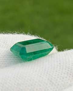 Piedra Preciosa Natural Verde Esmeralda Vívida, Piedra Suelta de Primera Calidad para Hacer Anillos, Cristal para Joyería - Product Image 4