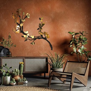 Escultura Decorativa de Pared con Ramas Florecientes, Ideal para Esquinas de Cama, Balcones y Decoración de Interiores - Product Image 5