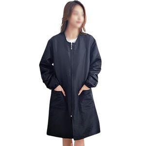Blouse de Salon en Tissu Polyester, Veste Professionnelle pour Coiffeur, Cape de Coiffure Imperméable, Tablier de Barbier - Product Image 3