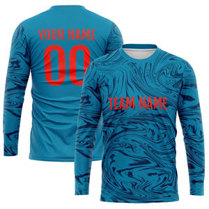 T-shirts personnalisés de haute qualité à manches longues Sublimation Vêtements personnalisés Commandes en gros Vente en gros en ligne - Product Image 2