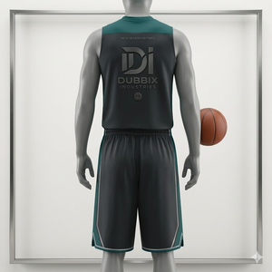 Conjunto de pantalones cortos de baloncesto de secado rápido para hombre – Pantalones cortos deportivos transpirables de licra/poliéster, pantalones cortos deportivos ligeros que absorben la humedad - Product Image 1