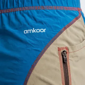 Men's Color Block Board <b>Shorts</b> <b>Nylon</b> Spandex Quick Dry Elastic Waist Swim <b>Shorts</b> - Product Image 6