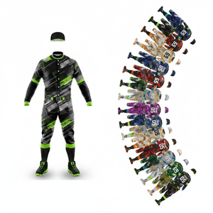 2026 New Unique Design Baseball Jersey Uniform Set For Men Youth Women Breathable Stretchy Fabric Team Sportswear Uniform - Product Image 1