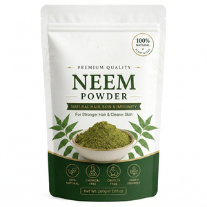 OEM ODM Top Quality 100% Pure Neem Powder Naturally Dried Cosmetic Grade Neem Powder for Supports Natural Hair Care & Growth - Product Image 1