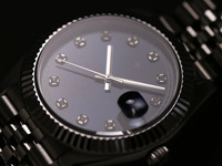 Montre mécanique automatique pour homme Alexander Ferros 8132S/05 Sapphire Analog Miyota, en acier inoxydable, avec fermoir pliant de sécurité, résistante à l'eau